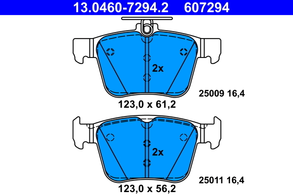 Set placute de frana