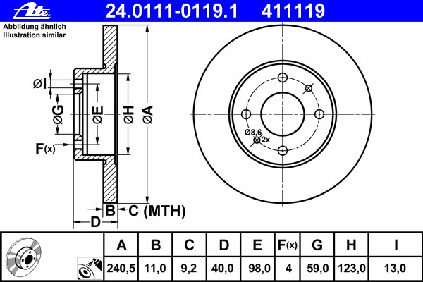 Disc frana