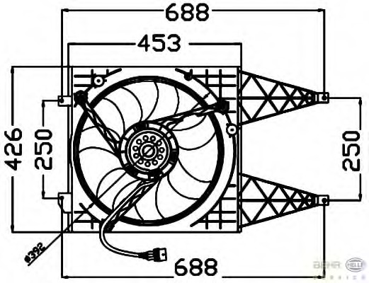 Ventilator, radiator