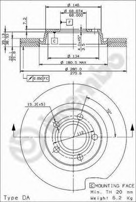 Disc frana fata