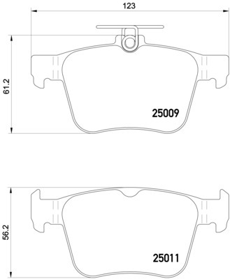 Set placute frana