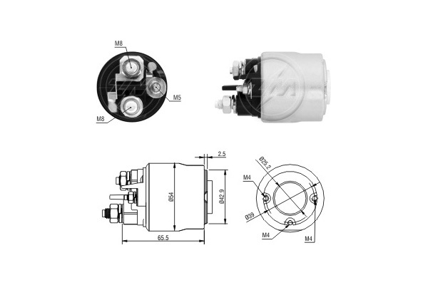 Solenoid, electromotor