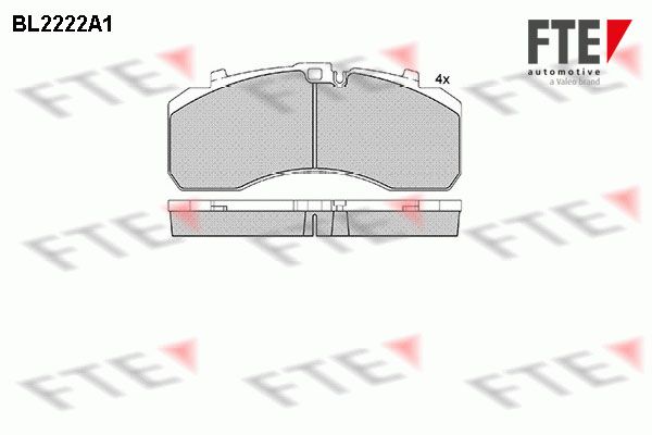 Set placute de frana