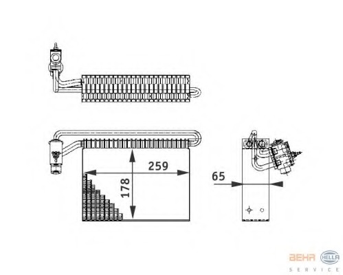 Evaporator,aer conditionat