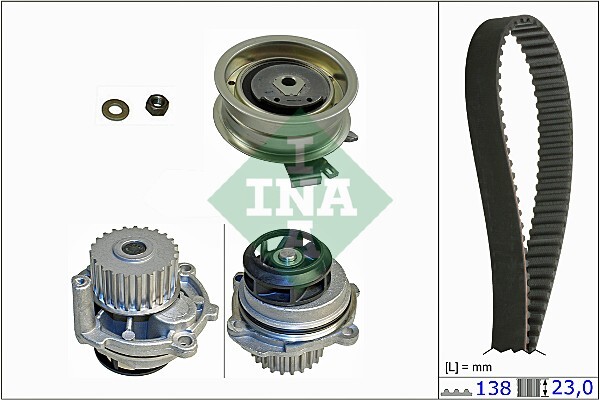 Set pompa apa/curea dintata