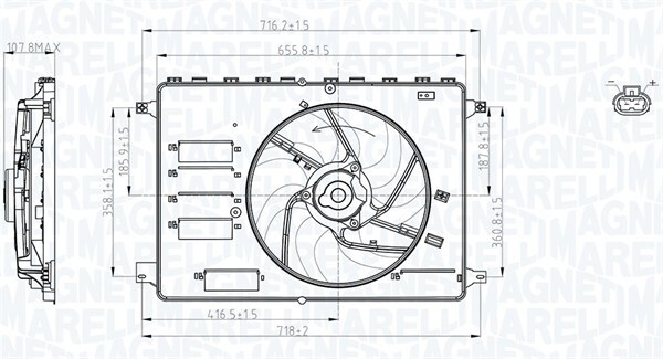 Ventilator, radiator