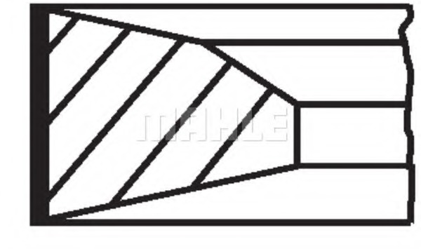 Set segmenti piston