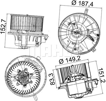 Ventilator habitaclu