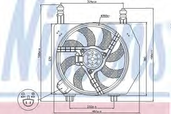 Ventilator, radiator