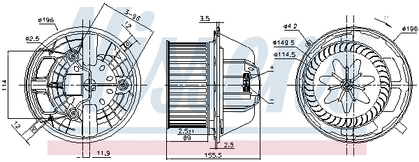 Ventilator, habitaclu