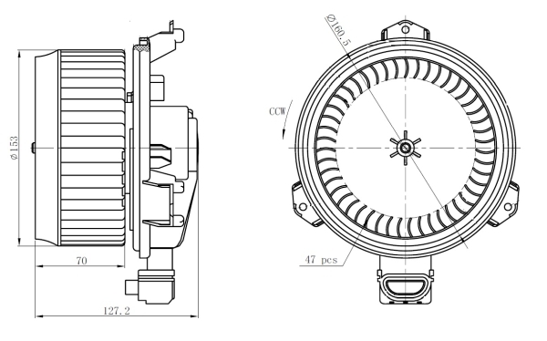 Ventilator habitaclu