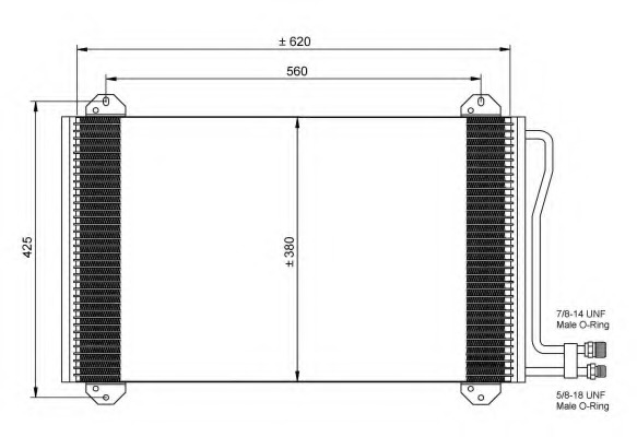 Radiator aer conditionat (condensor)