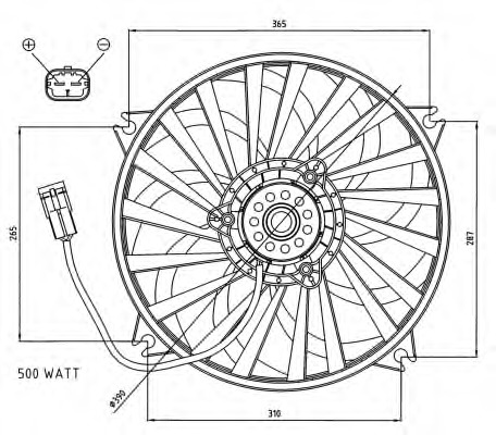 Ventilator, radiator