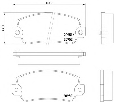 Set frana, frana disc