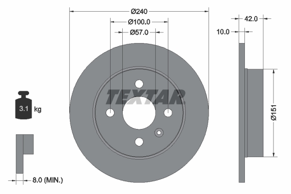 Disc frana spate