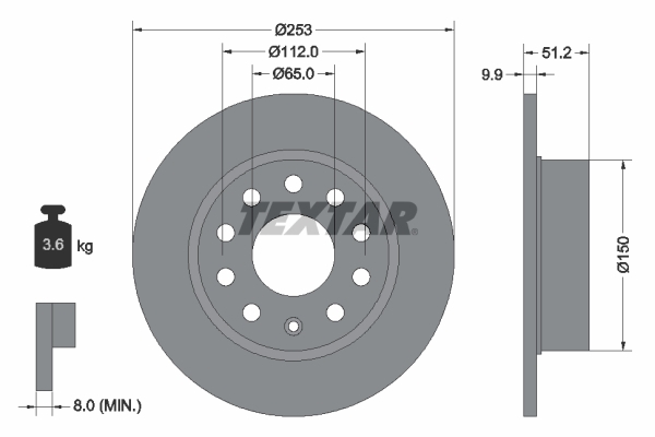 Disc frana spate