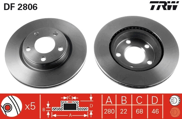 Disc frana fata