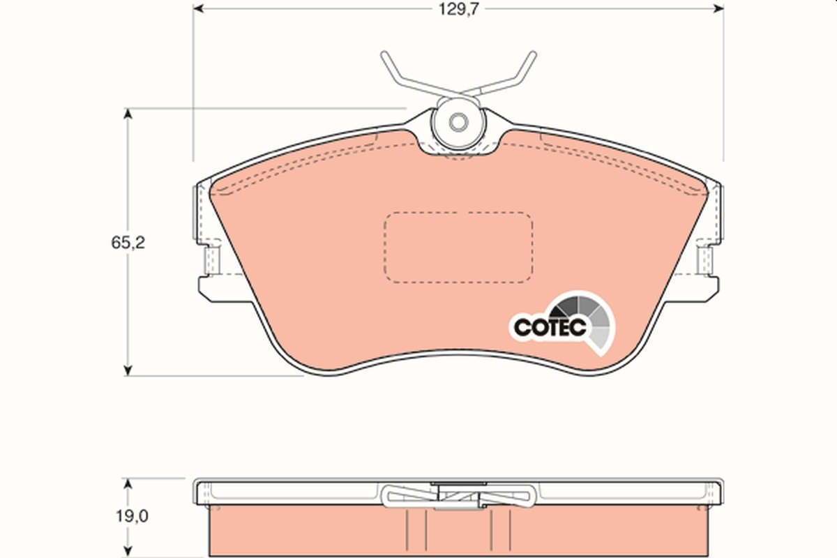 Set placute de frana