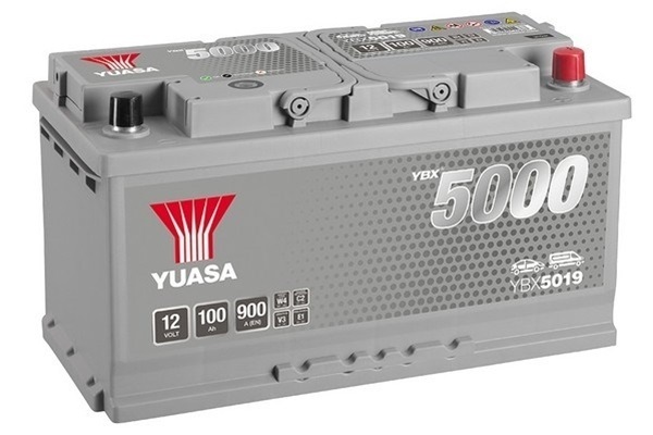 Yuasa 5000 silver 100ah 900a (353x175x190)