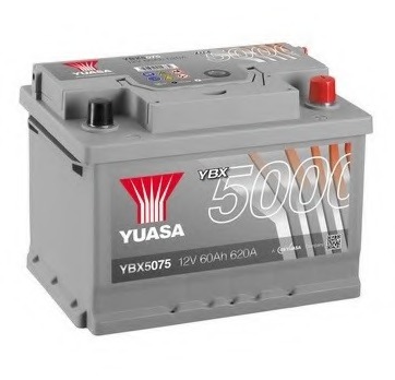 Yuasa 5000 silver 60ah 640a (243x175x175)