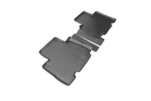 Set covorase auto cauciuc fit umbrella pentru toyota rav4 iii (a2.xa3) (long) (2009-2013) (spate) - 2 pcs