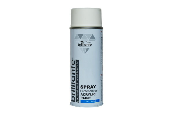 vopsea spray alb pur mat (ral 9010) 400 ml 10528 BRILLIANTE